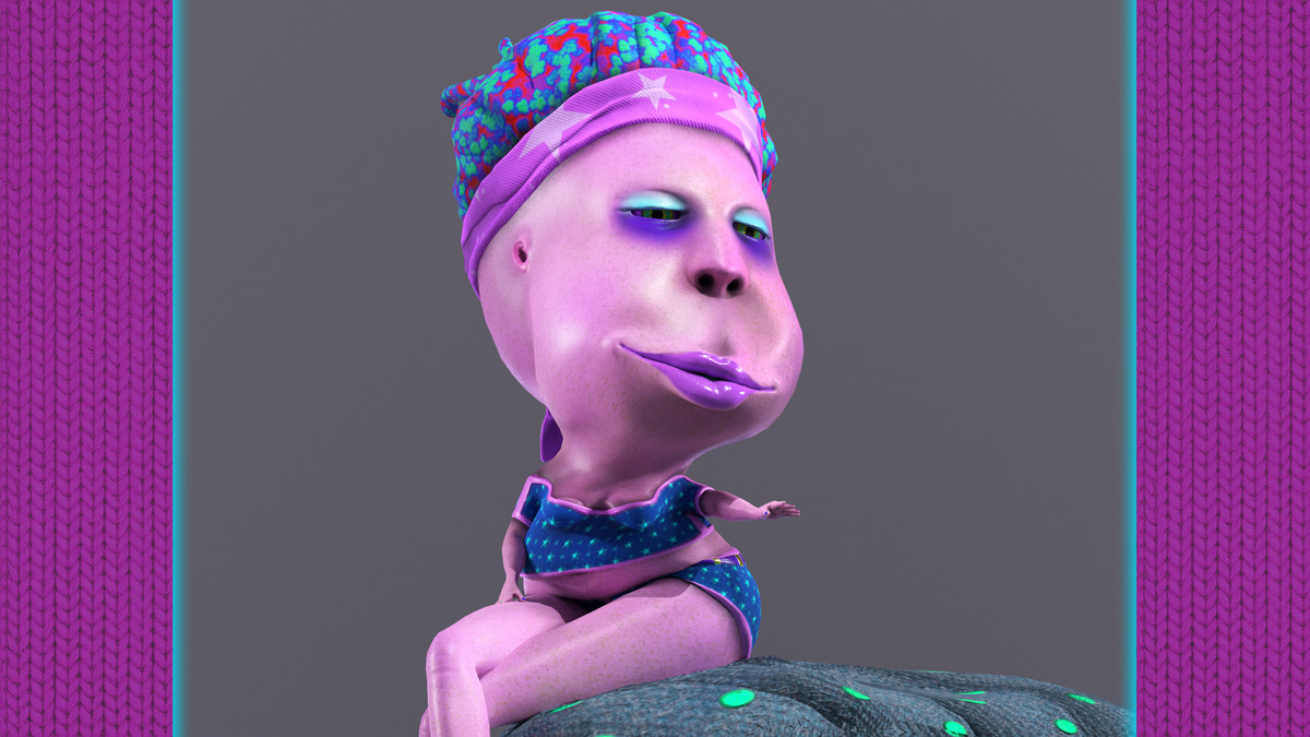 Funky Cartoon Woman – Candy
