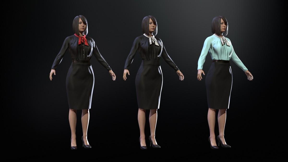 Asian Office girl