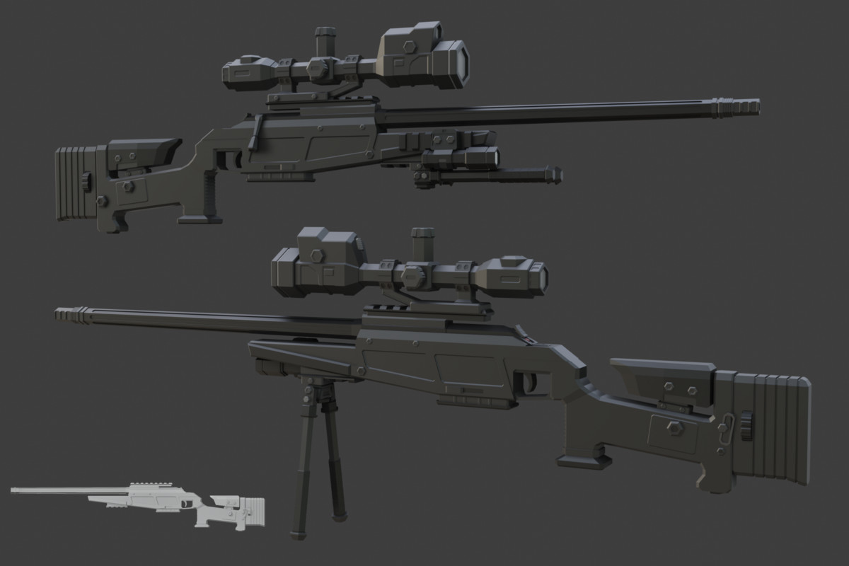 Low Poly Weapon Bundle Pack 3