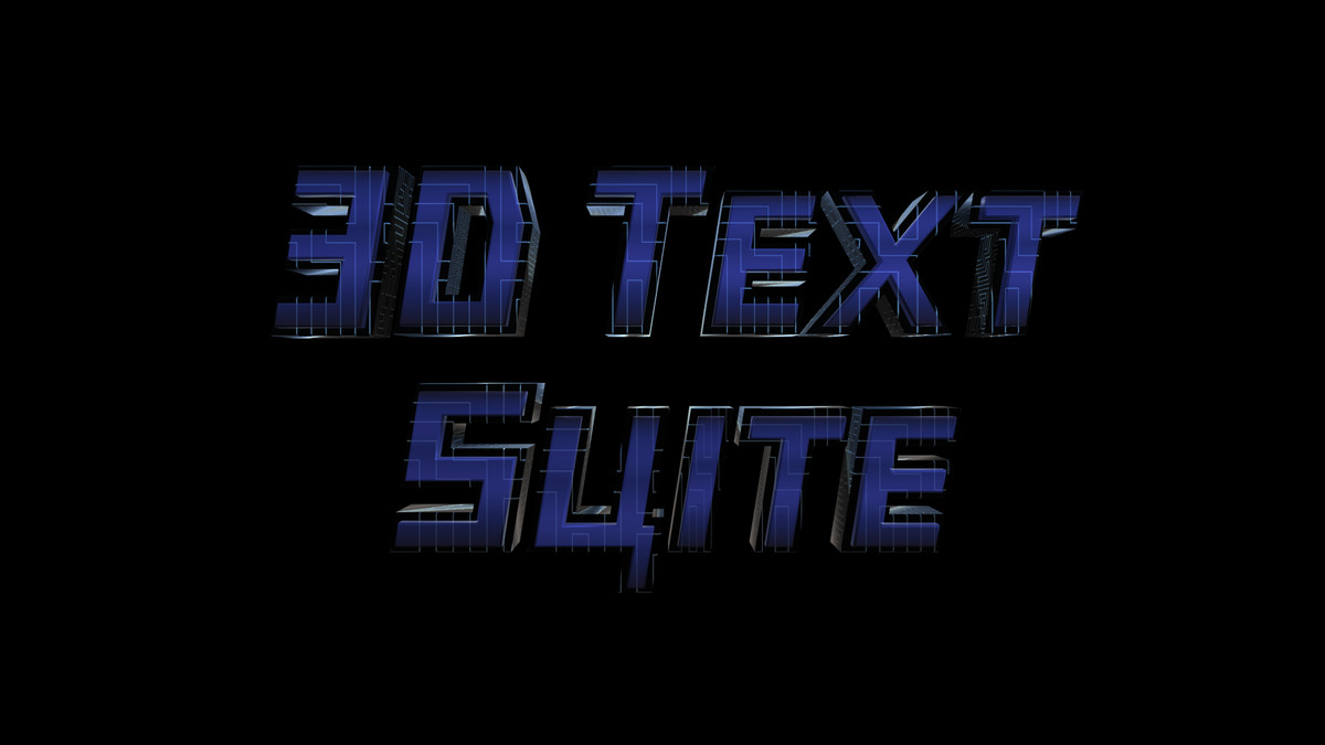 3D Text Suite - 3D Text Animator & Font Creator