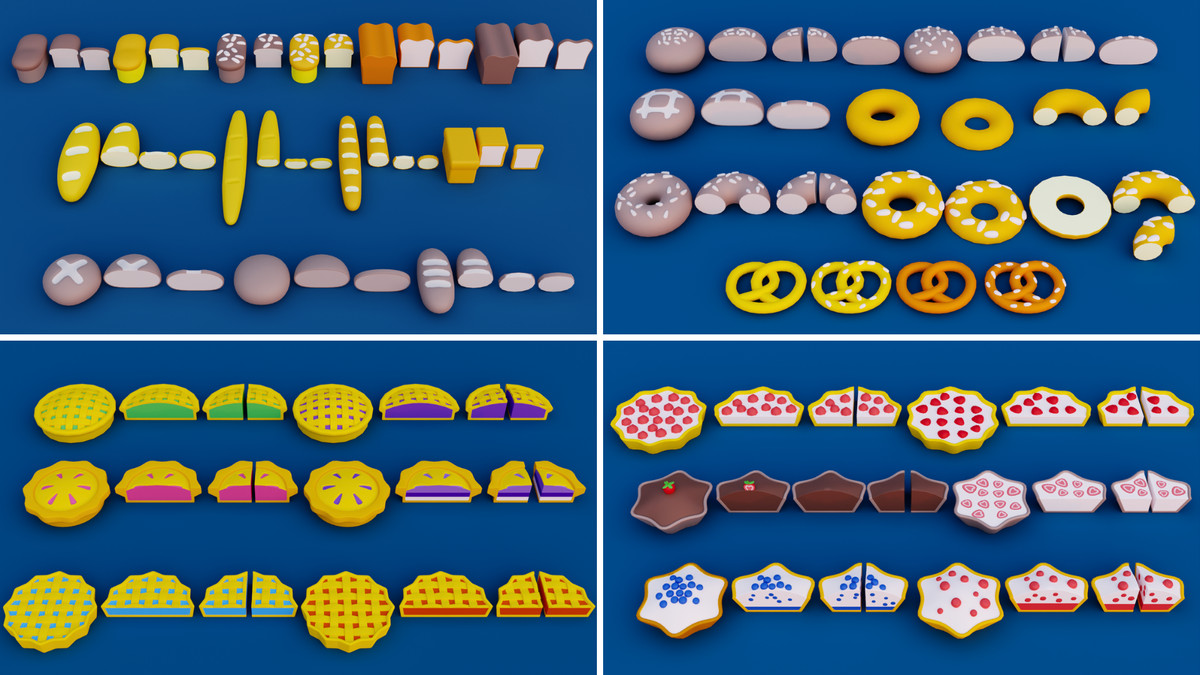 Cartoon Food Mega Pack