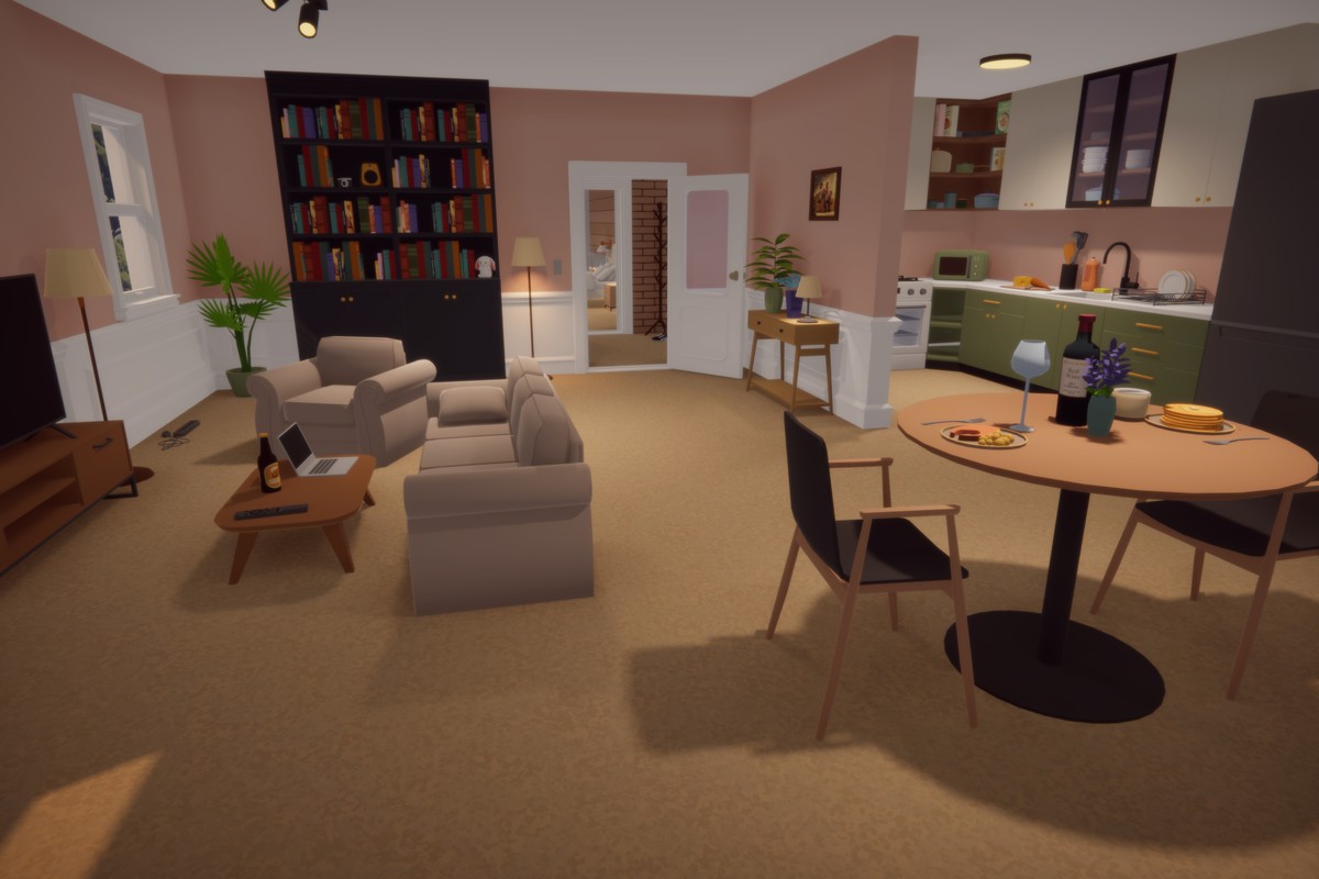 Low Poly Apartment Interior & Exterior