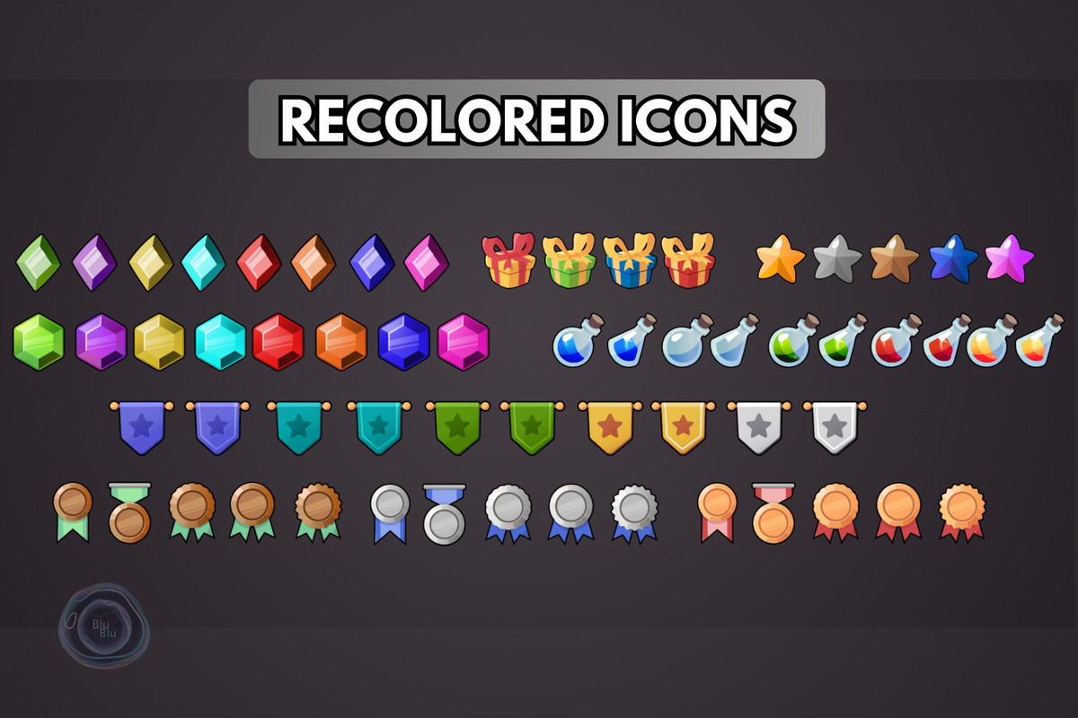 Fantasy Icons Pack 200+