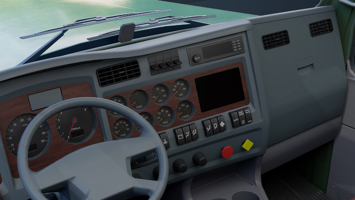 Heavy Truck Chassis 07 Green URP HDRP Textures
