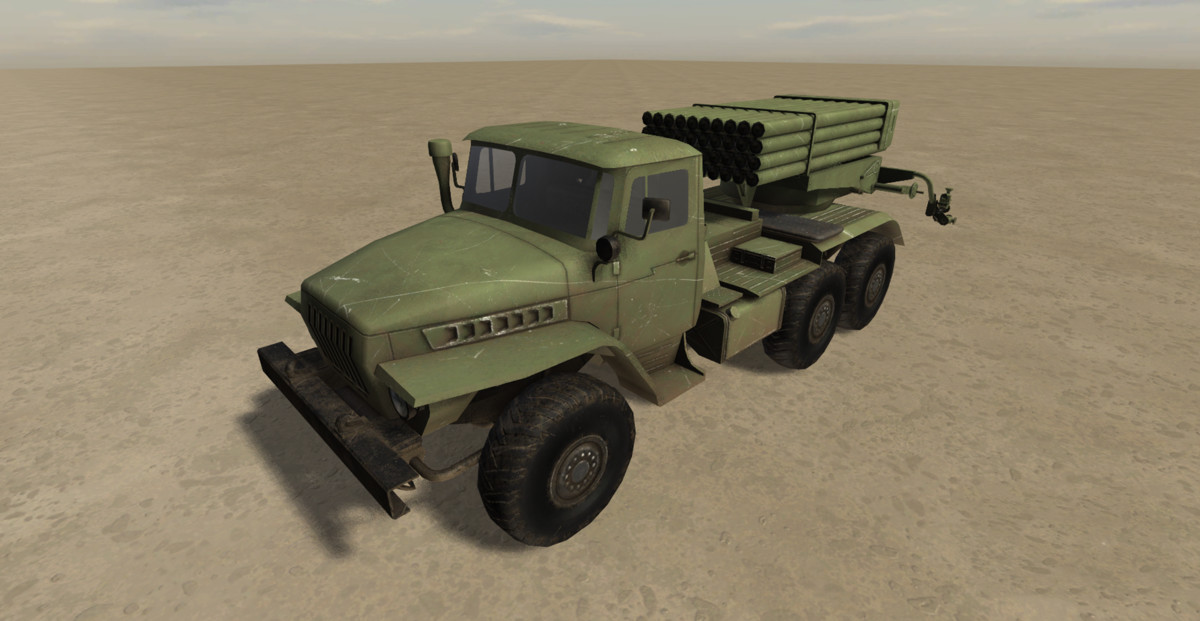 BM-21 Grad - Rocket Launcher Truck