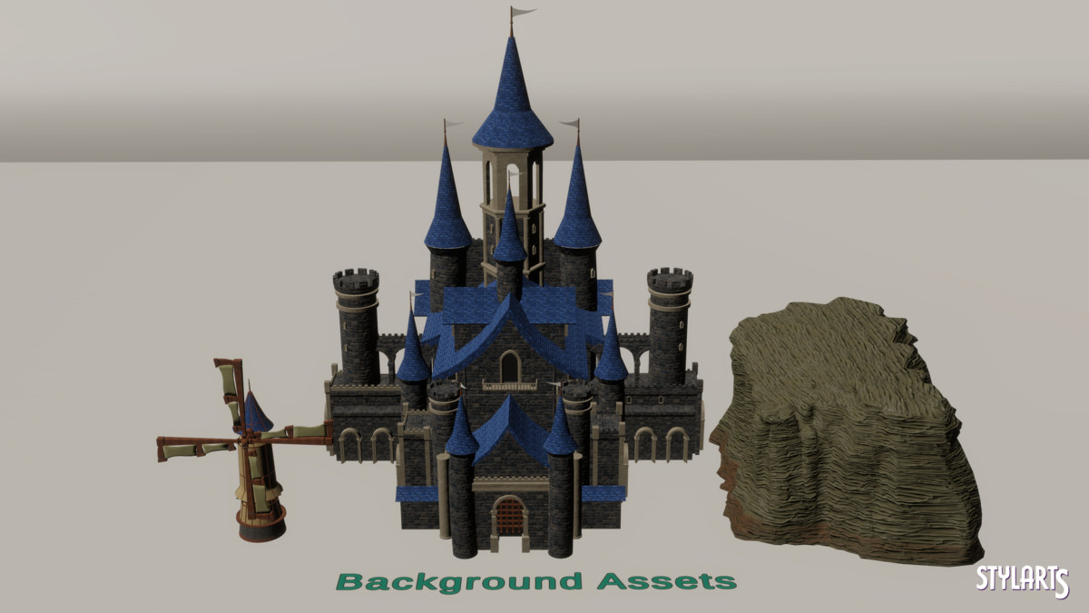 Stylized Magical Haunted Village