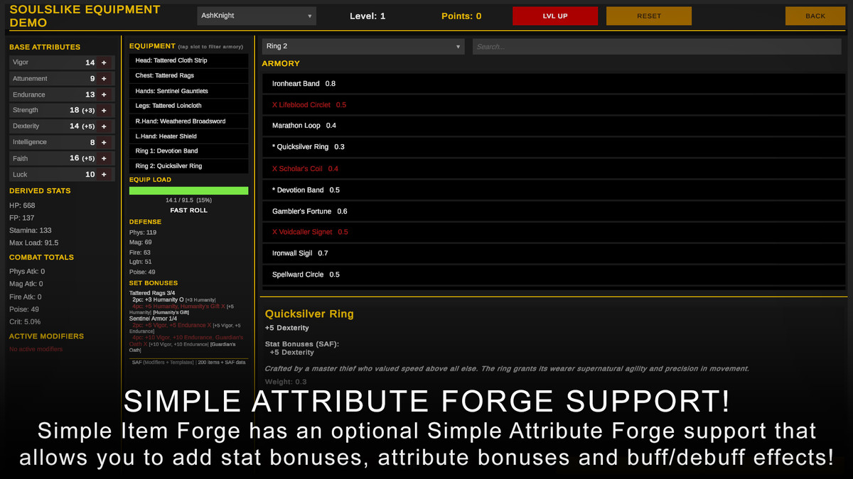 Simple Item Forge: No-Code Item, Crafting, Shop & Loot Generator w/ JSON Export