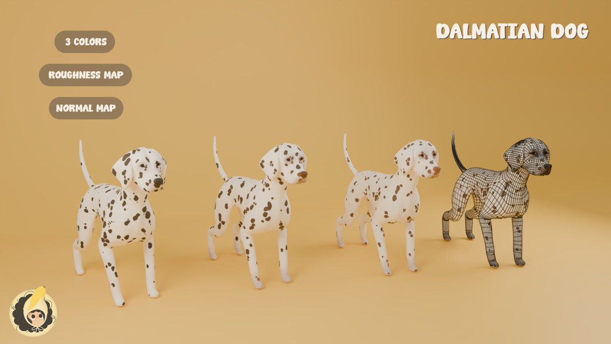 Animated Dalmatian Dog