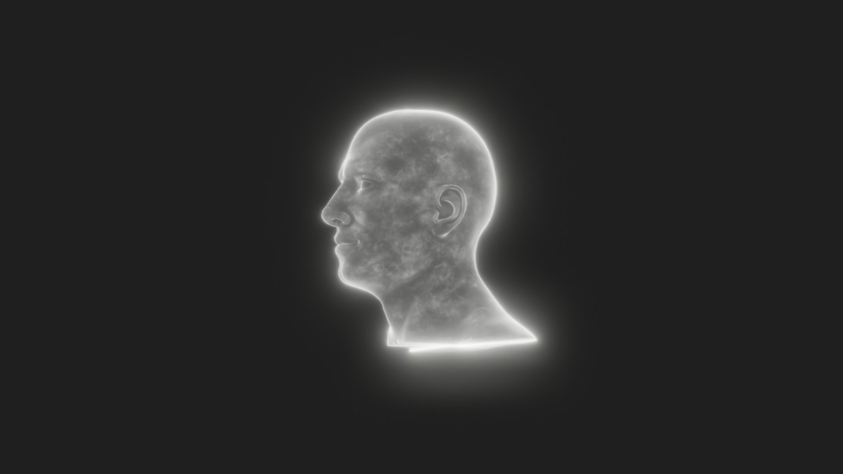 Ghostly Male Female Heads 3D Model Pack - Animated, Blend Shapes