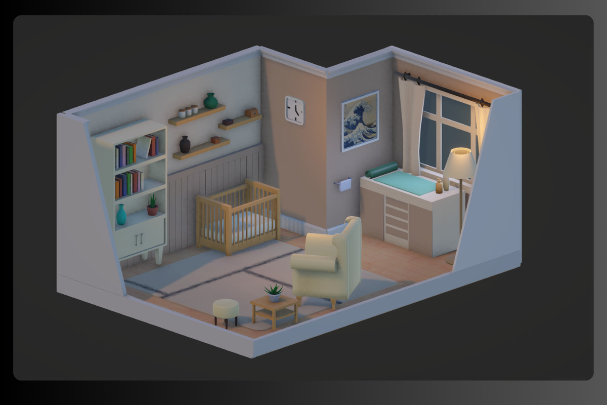 Low Poly Interior Houses – Modular Home Assets Pack