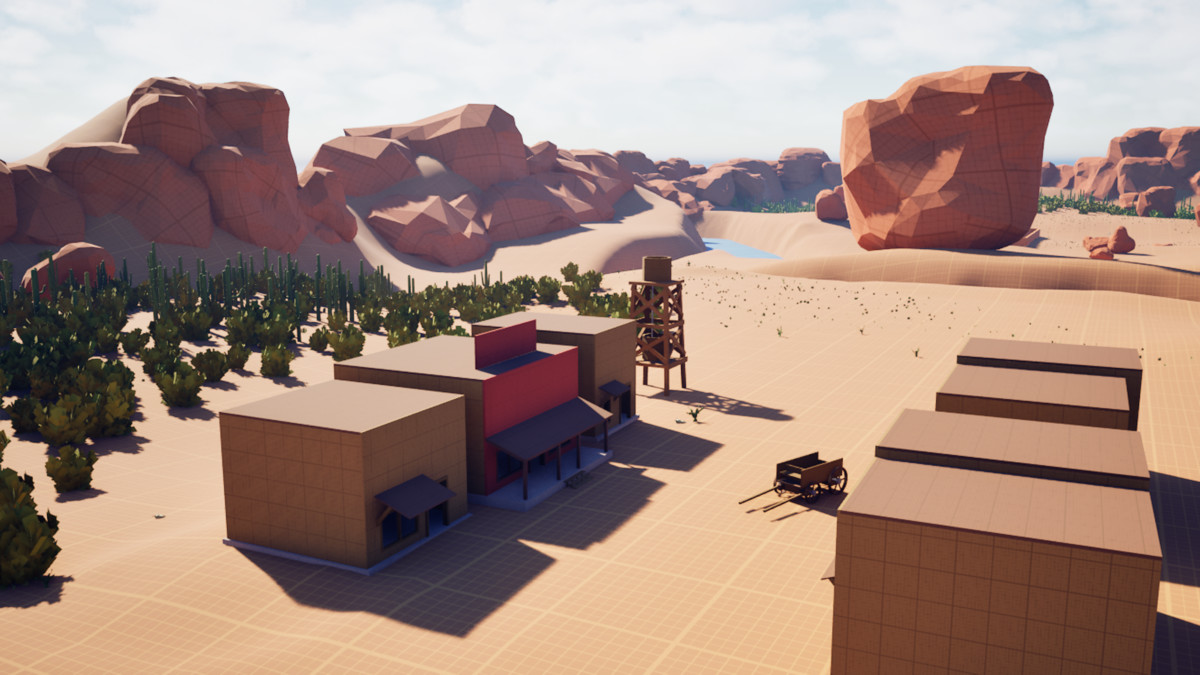 Desert Blockout Kit – 236 Modular Assets | Villages, Temples & Open Worlds