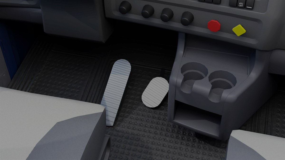 Heavy Truck Chassis 07 Blue and Green URP HDRP Textures