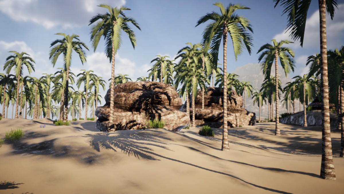 Mobile Palm Tree Bundle (for URP)