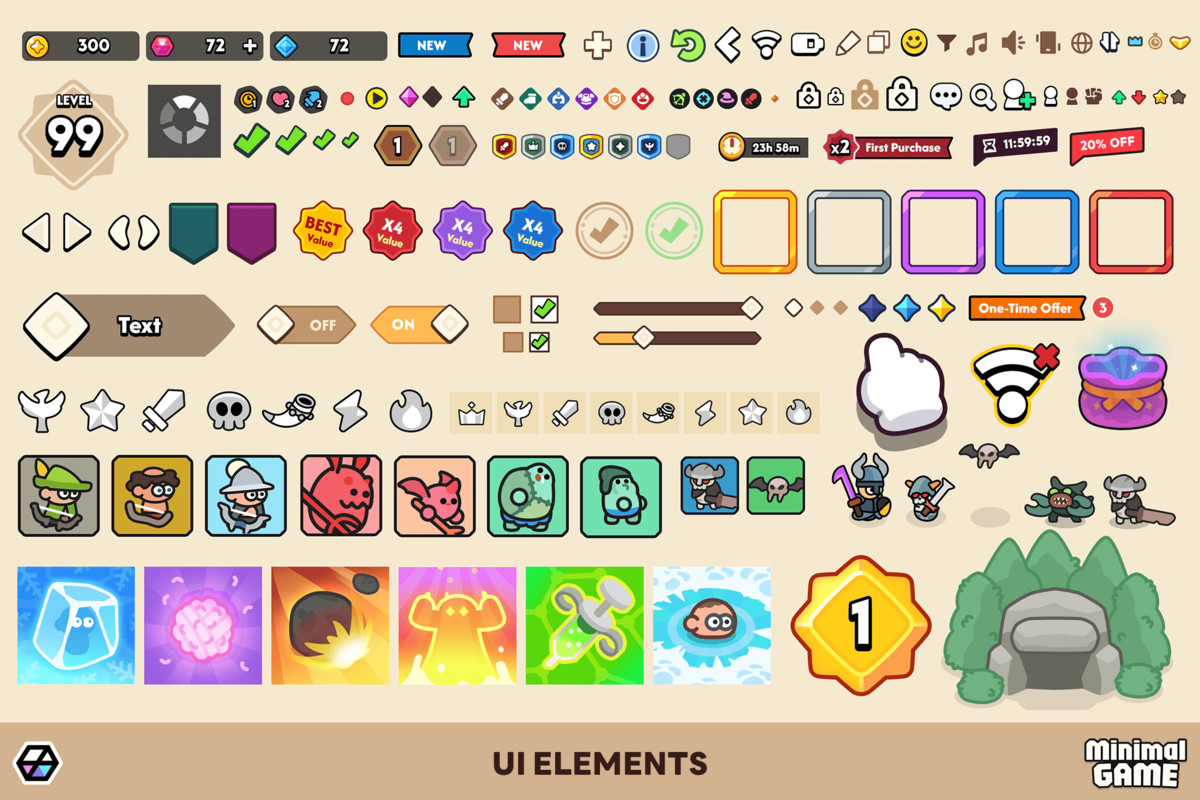 GUI Pro - Minimal Game Light