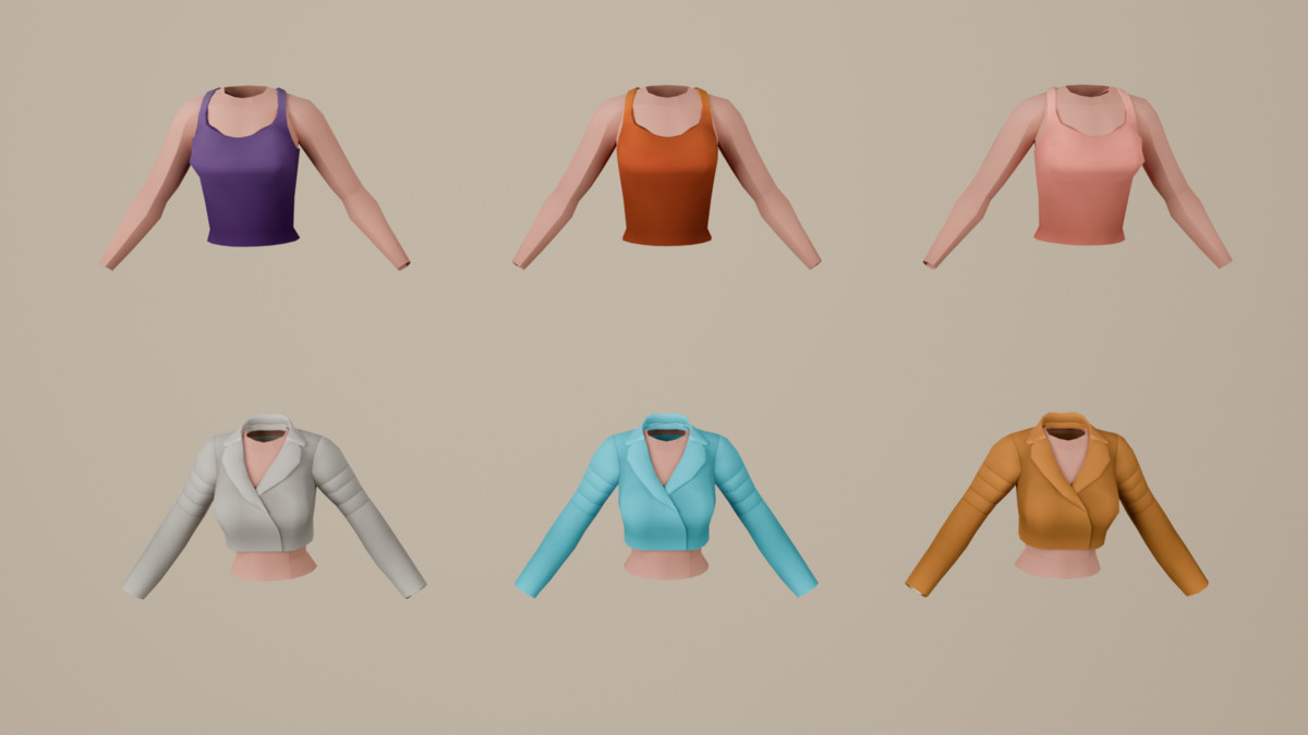 Modular Female Character Creator