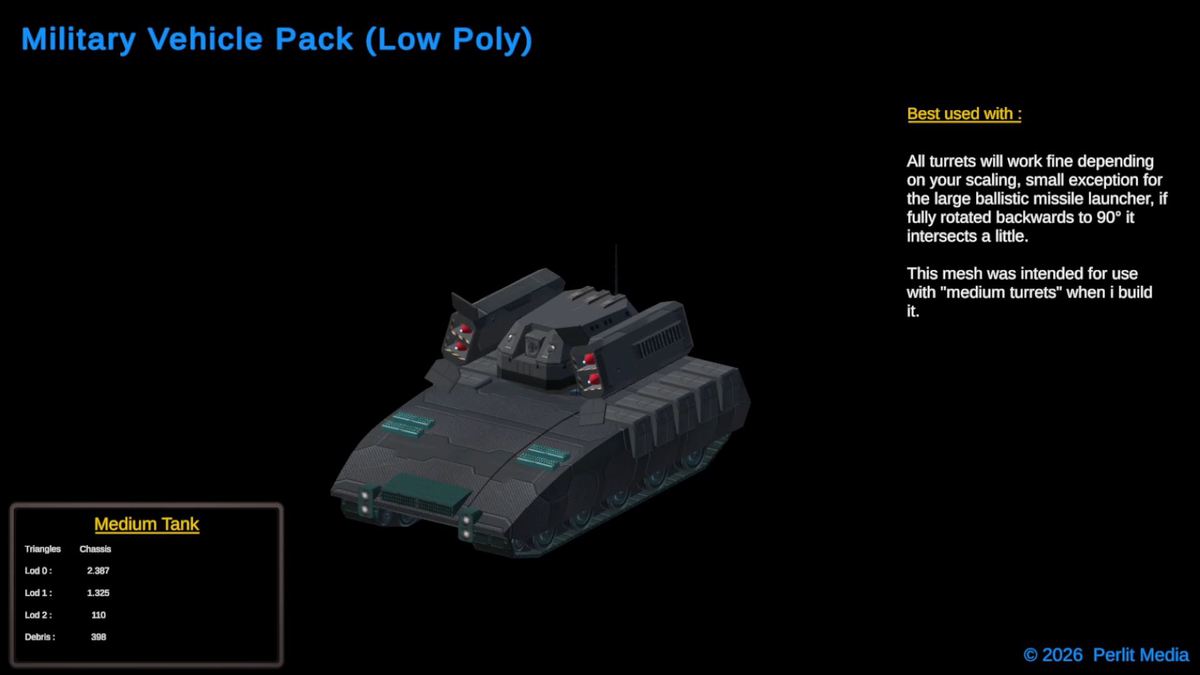 3D Military Vehicle Pack (LowPoly)