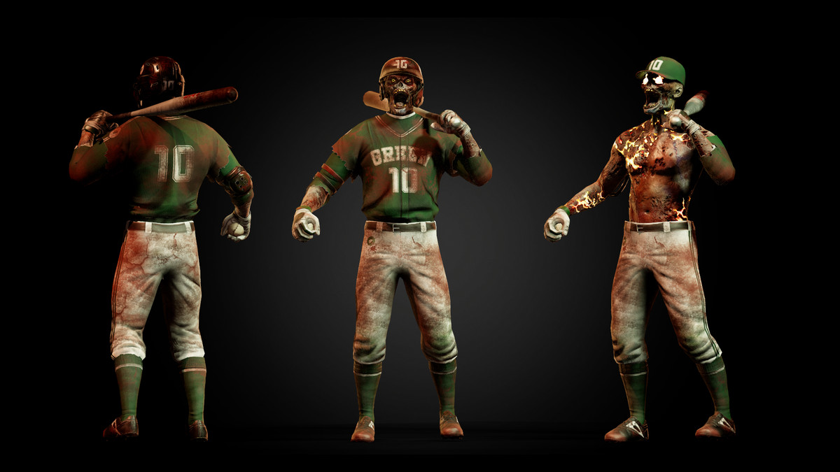 BASEBALL PLAYER ZOMBIE