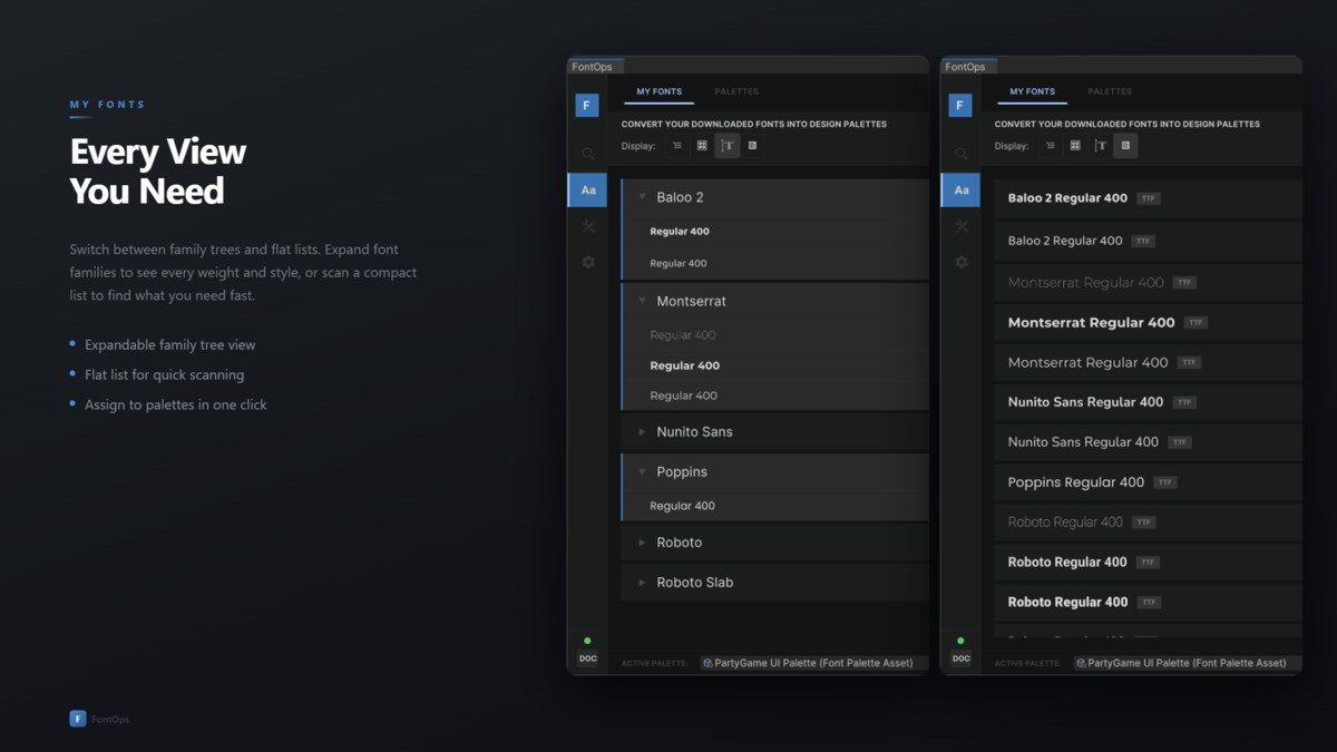 FontOps - Font Manager