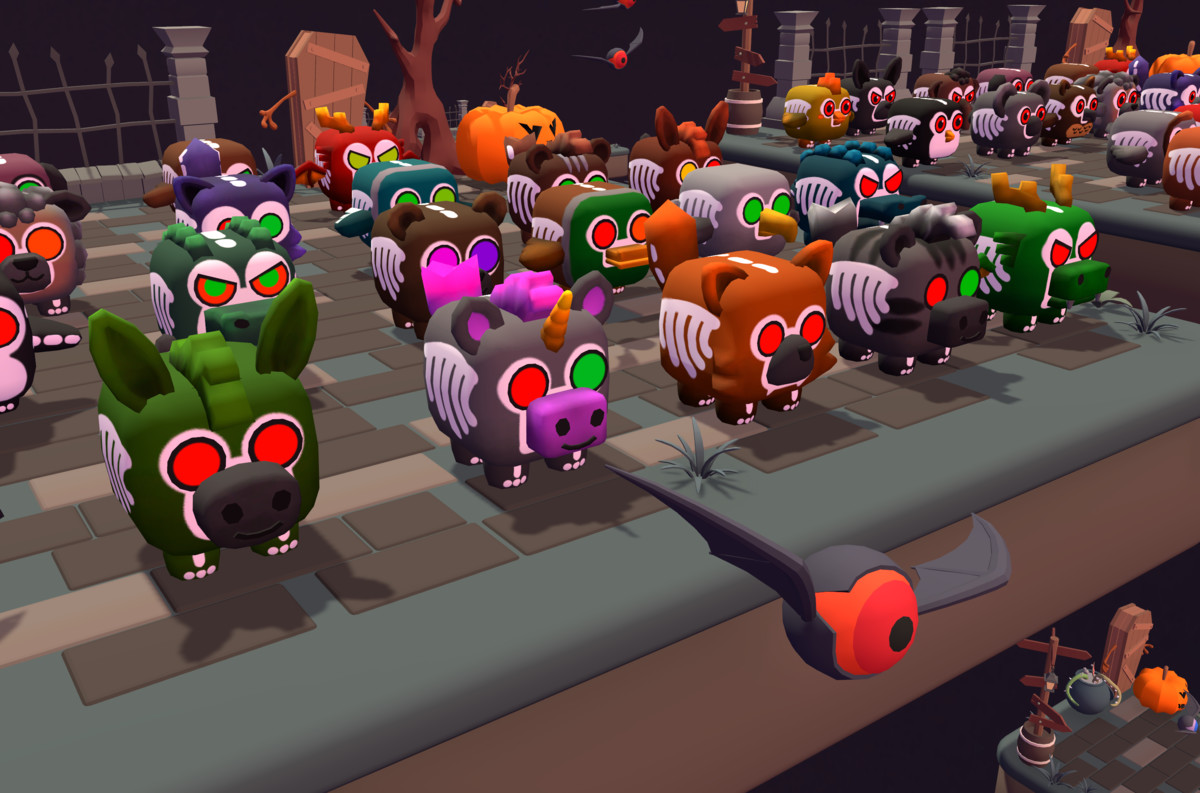 CuteMagic - Cube Animals Pack: Spooky Edition
