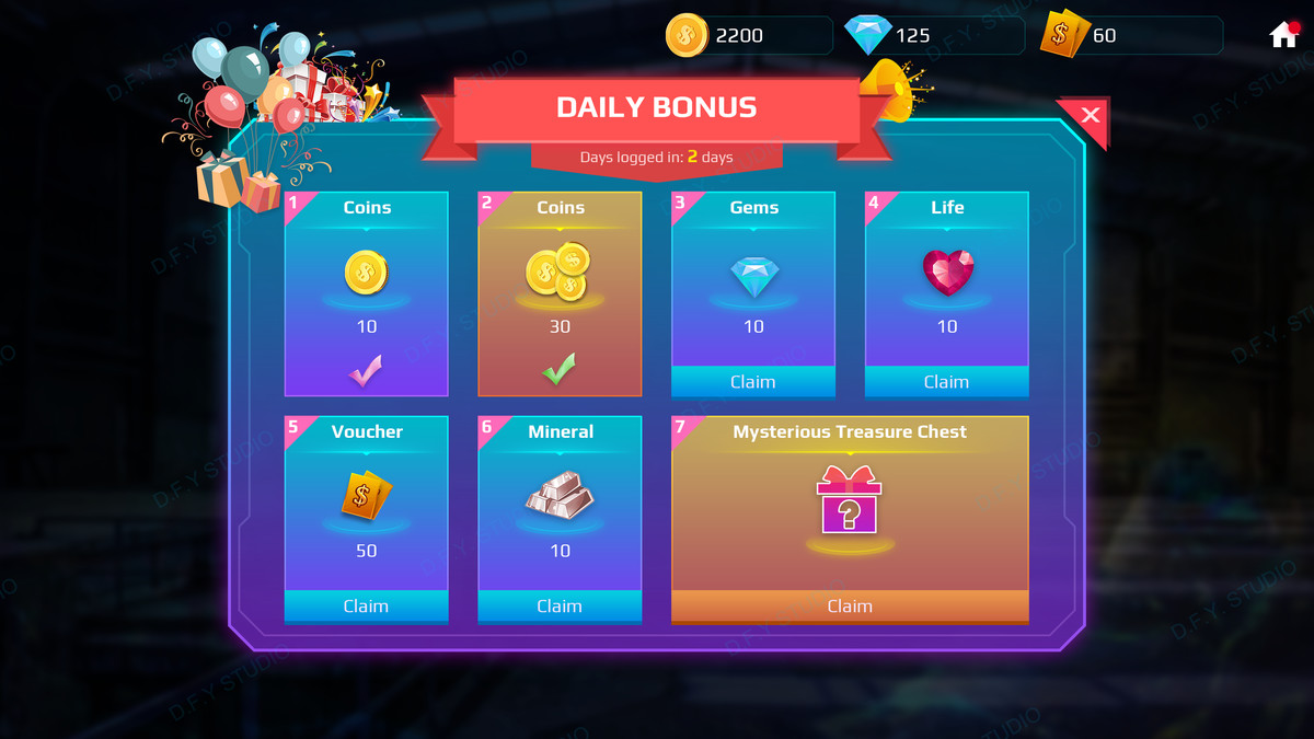 Sci-Fi Cyber UI Pro_Cyan Theme