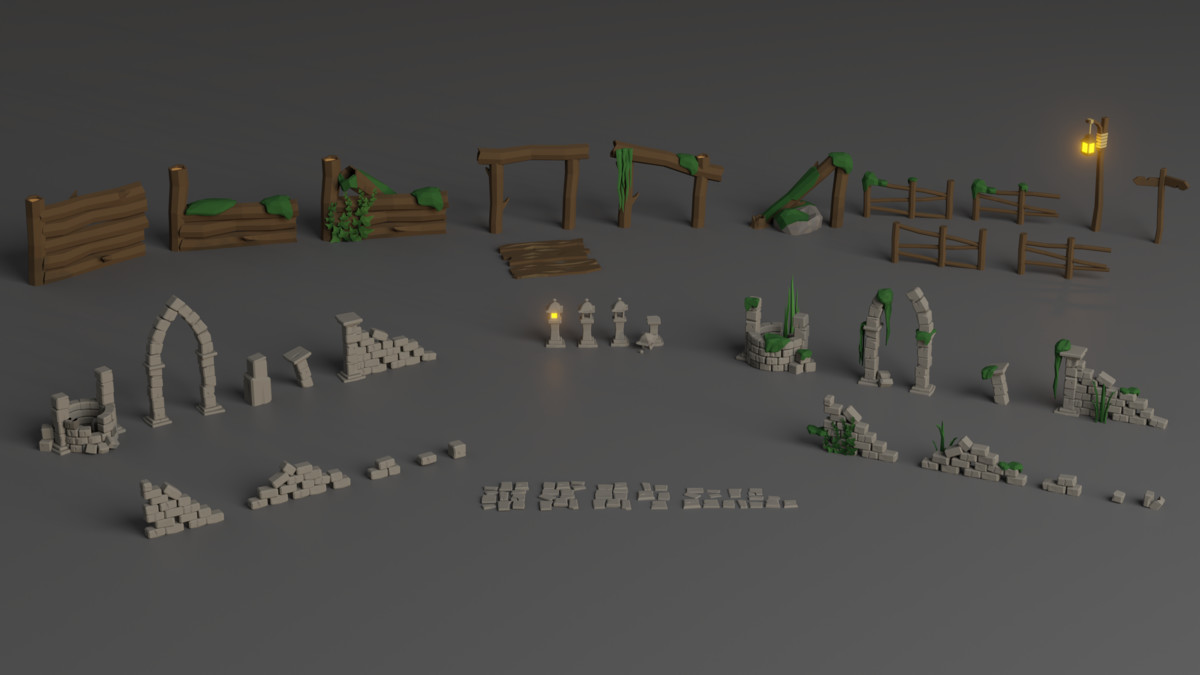 Evergreen Forest - Environment Pack by Soldium