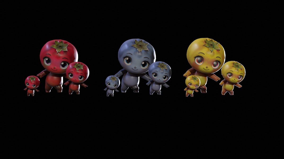 Chibi Fruit Blueberry