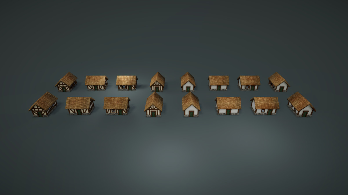 PIDI - Top Down: Medieval Houses Vol 2