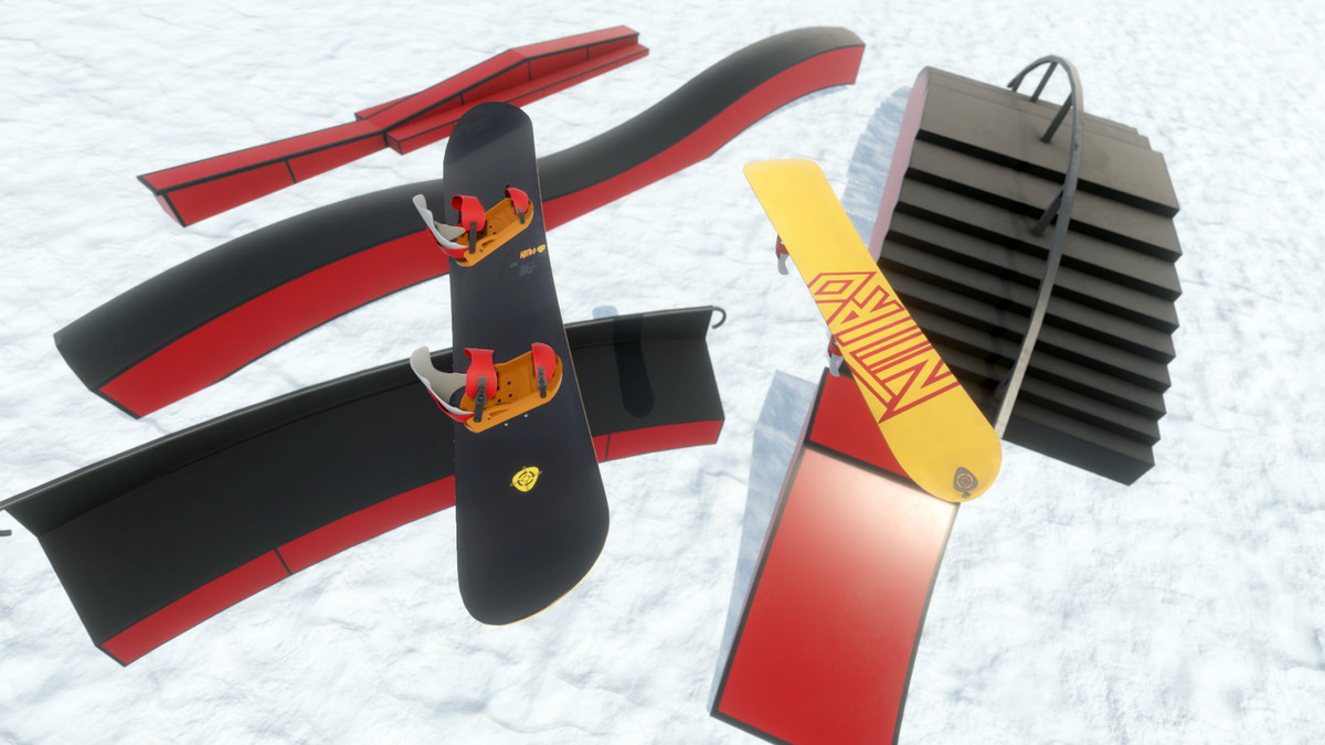 Snowboards & Jump Ramps