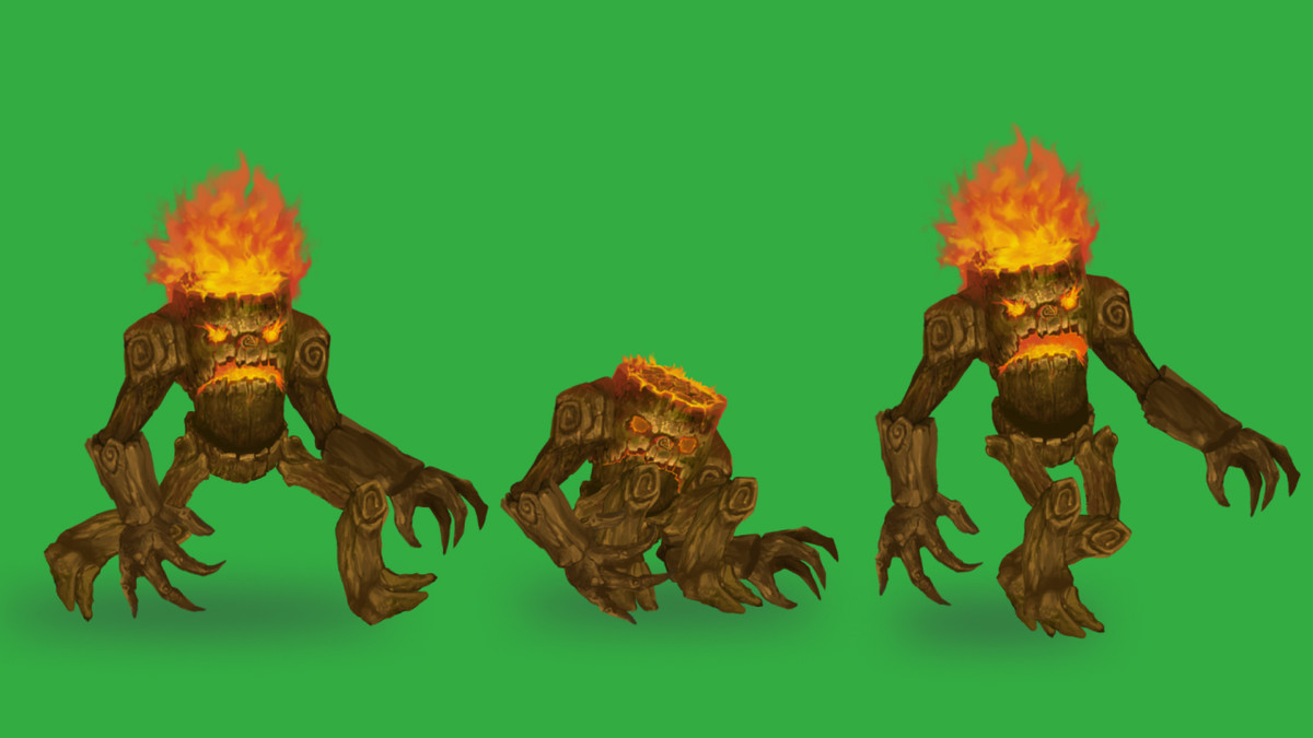Burning Treant - Character Sprite