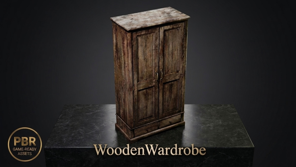 Vintage & Abandoned Environment 12 PBR Assets Bundle