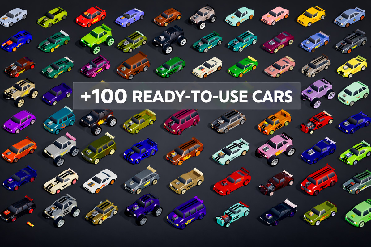 Customizable Arcade Car Pack