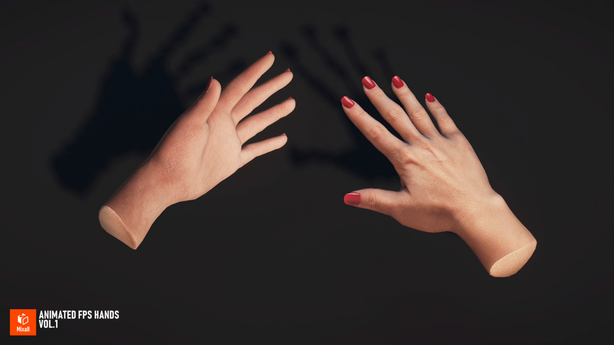 Animated FPS Hands Vol.1