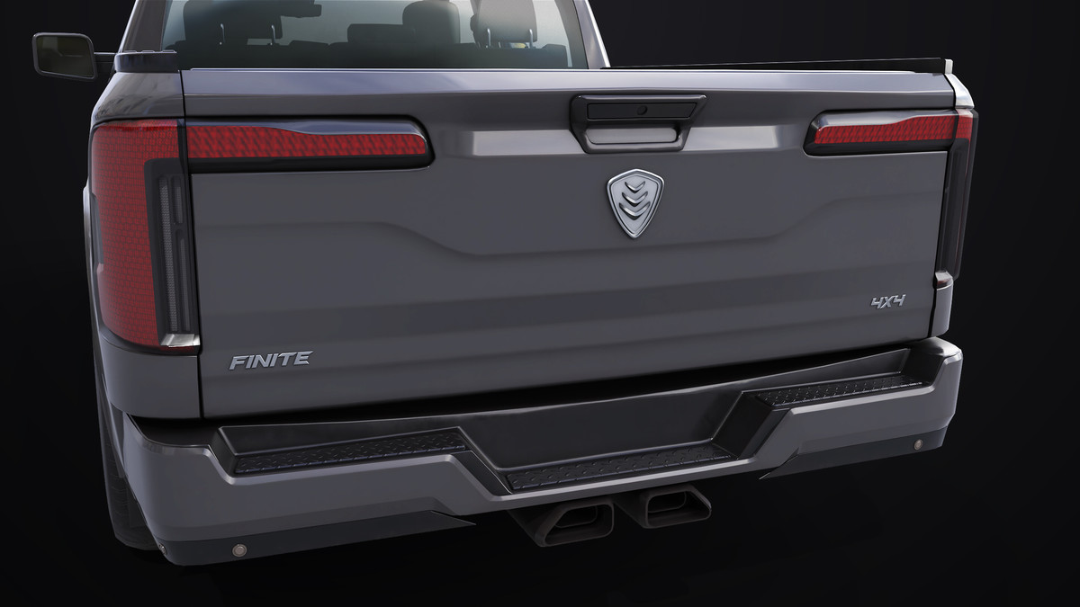 Pickup Truck 03 Grey and White URP HDRP Textures