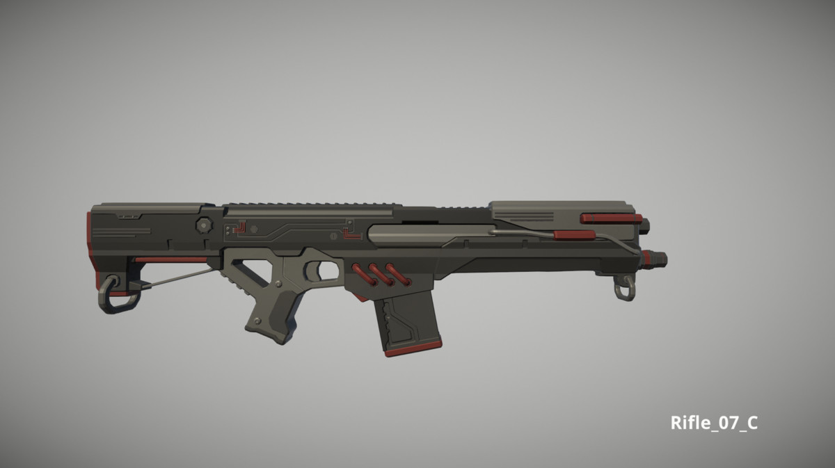 Cyberpunk Armory - Low Poly