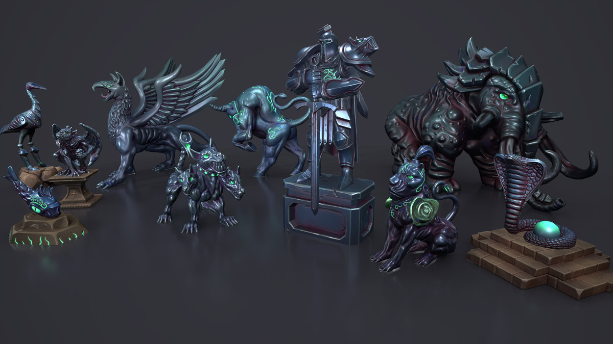 Fantasy Statues Pack