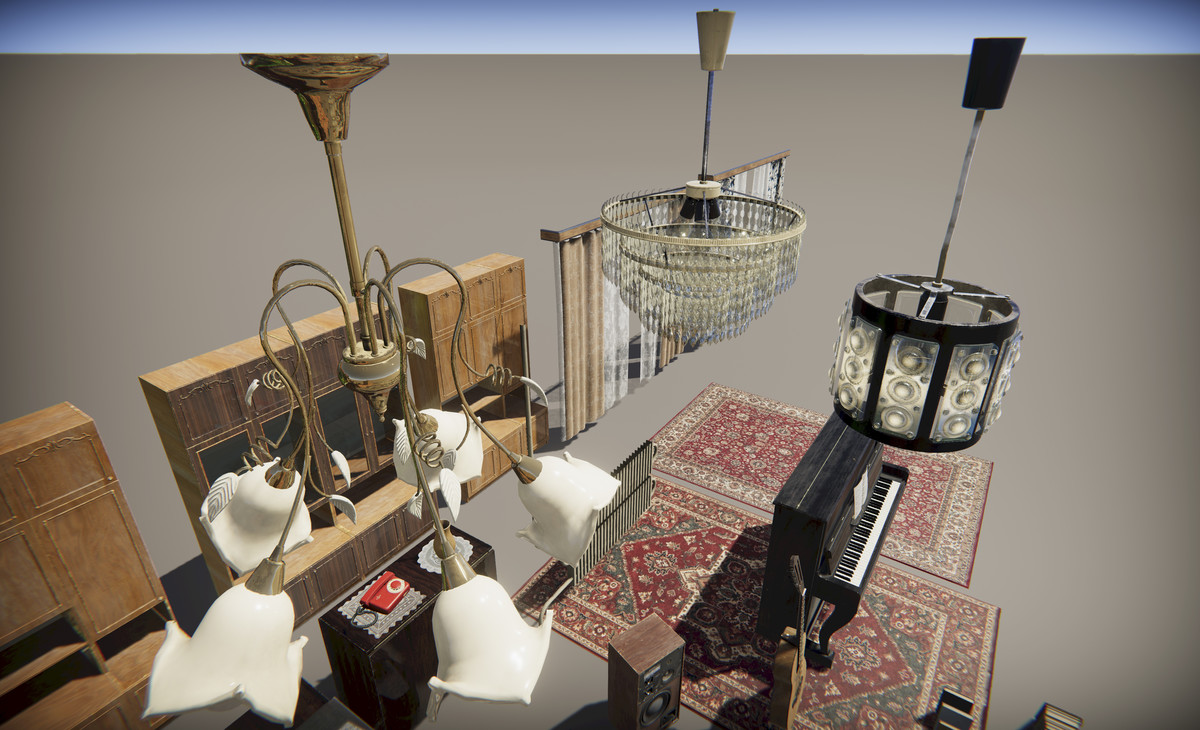 Old Interior Props Pack 3