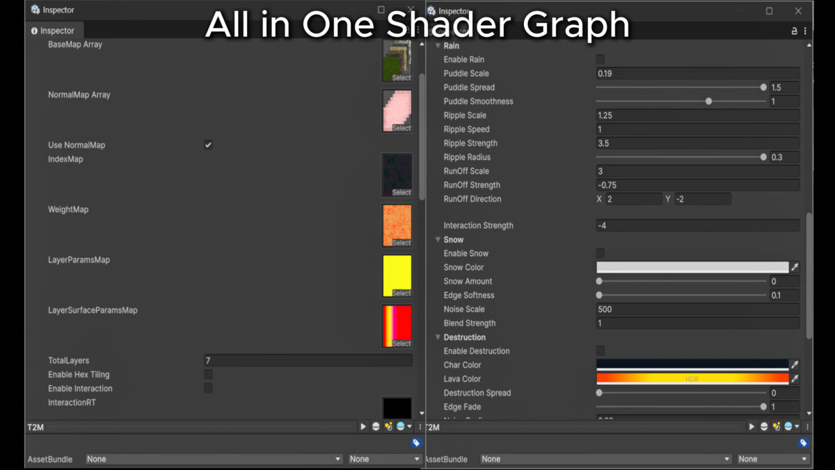 Terrain to Mesh - 256 Layers, Biomes, Anti-Tiling