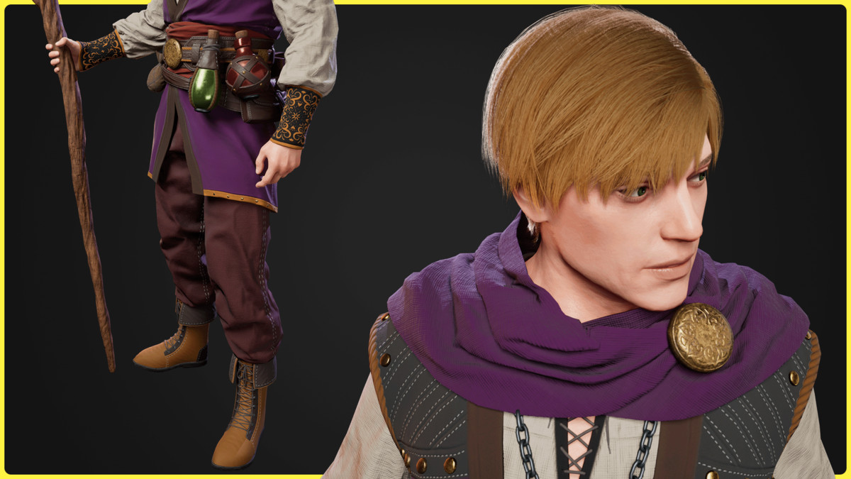 Modular Fantasy Character 03 – Mage