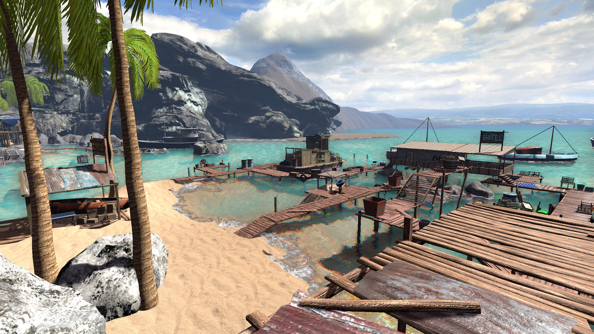 South Pacific Island - Map