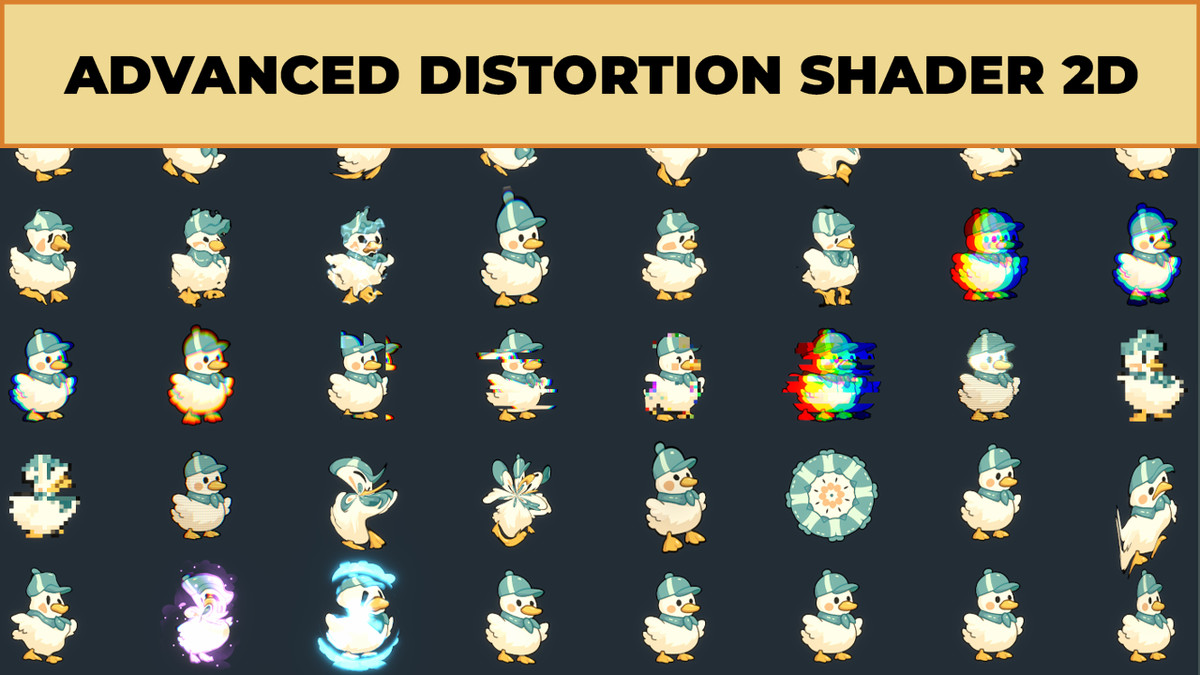 Advanced Distortion Shader 2D - Shader by Roam Moon
