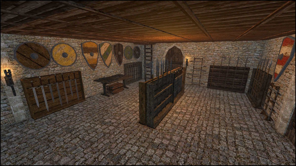 Cold Fortress - Retro Style Modular Environment Pack