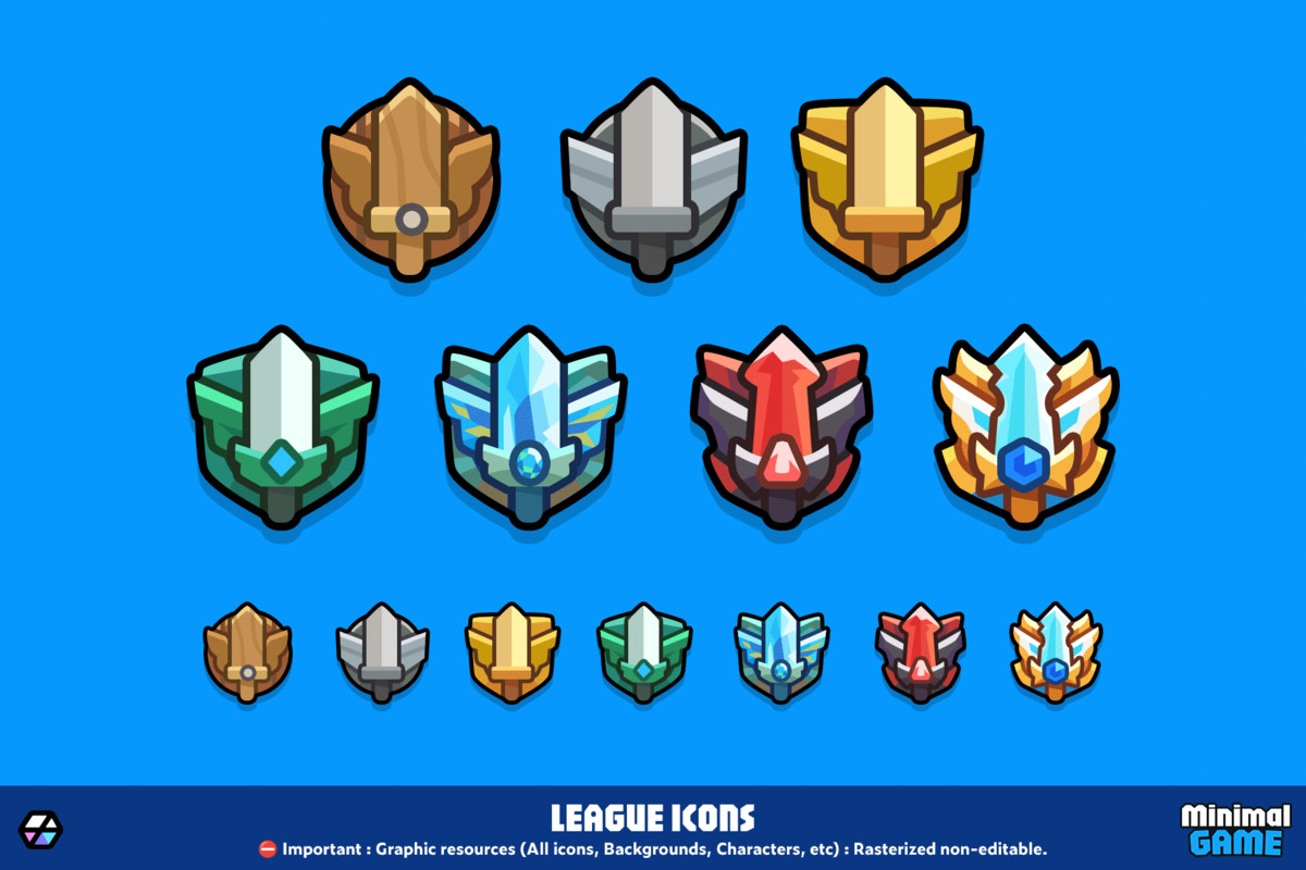 GUI Pro - Minimal Game Blue