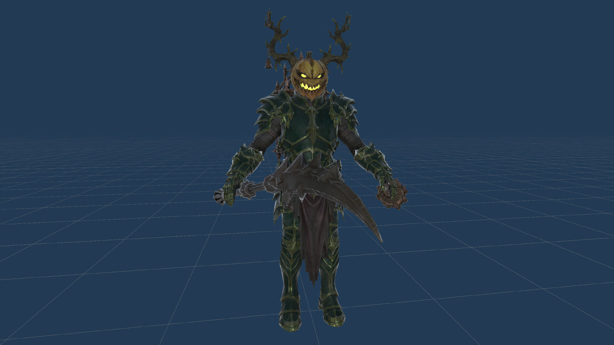 Pumpkin Reaper – Dark Fantasy Halloween Character