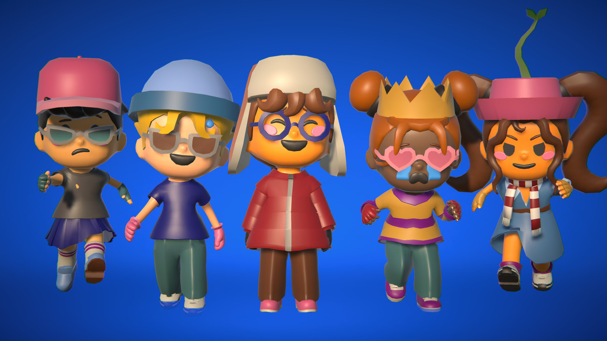 Cute Modular Character Pack – Low Poly Animated
