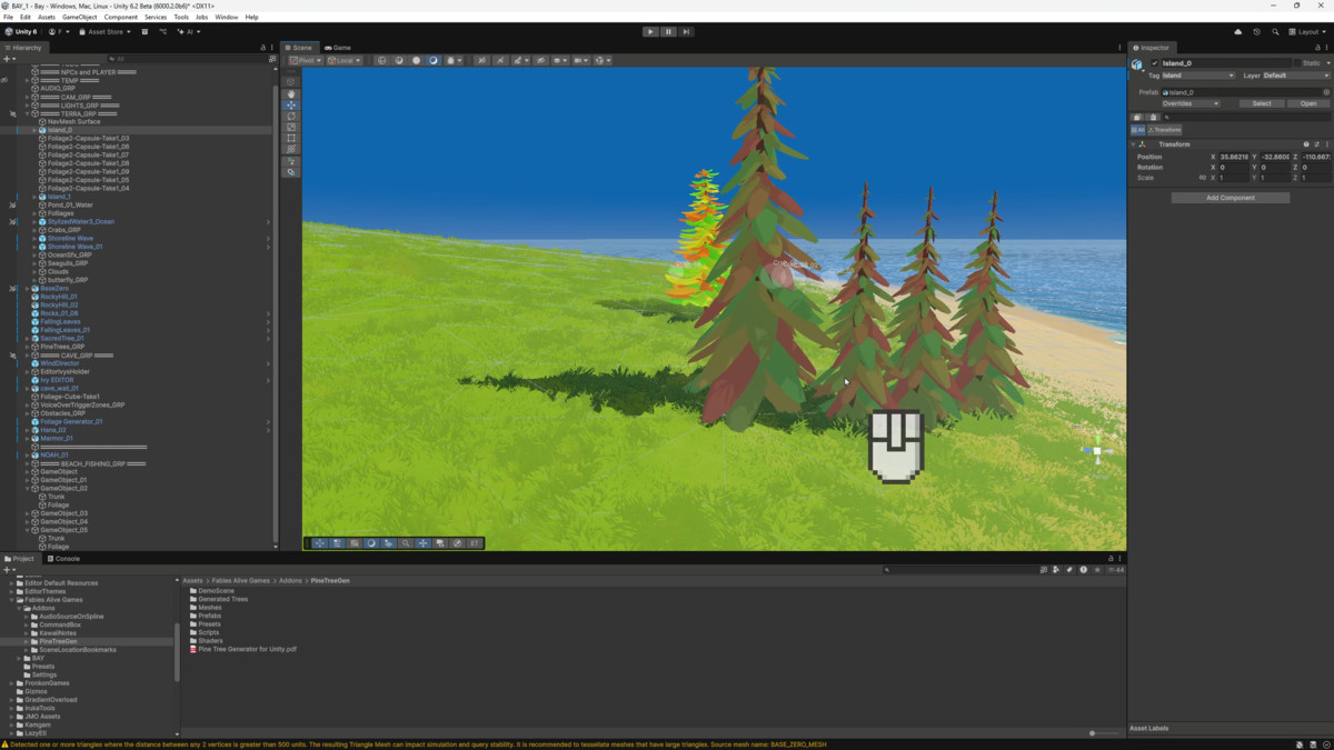 Stylized Pine Tree Generator