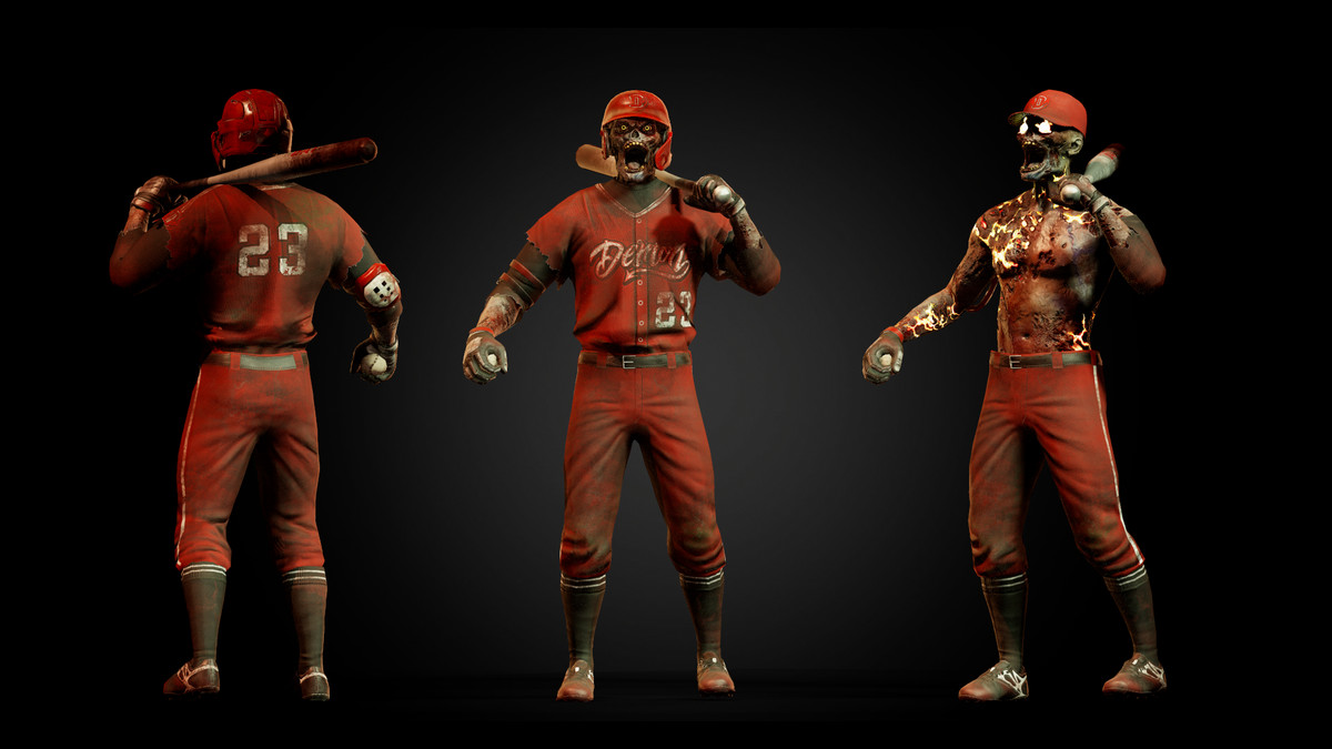 BASEBALL PLAYER ZOMBIE