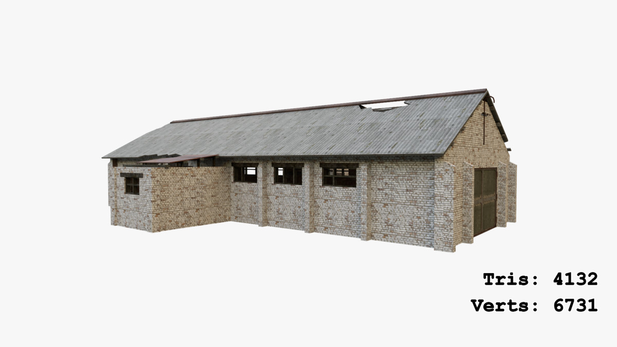 Abandoned Apocalyptic Buildings Mega Pack