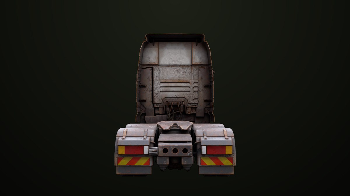 Heavy Truck Chassis 04 Dirty 4 URP HDRP Textures