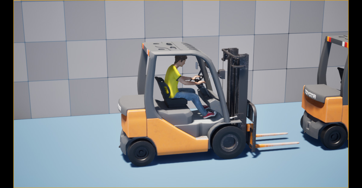 Forklift Operator Animation