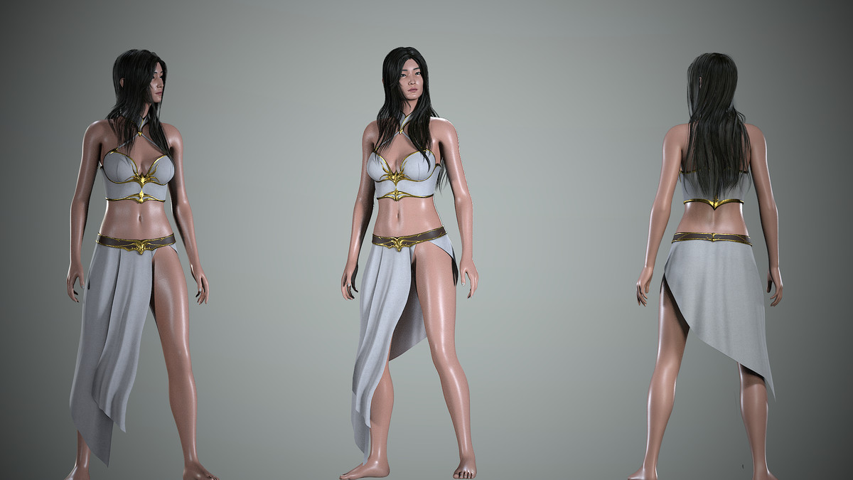 Asian Fantasy Women Outfit_1